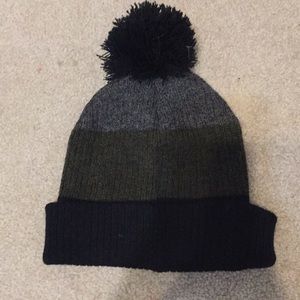 Colour block beanie